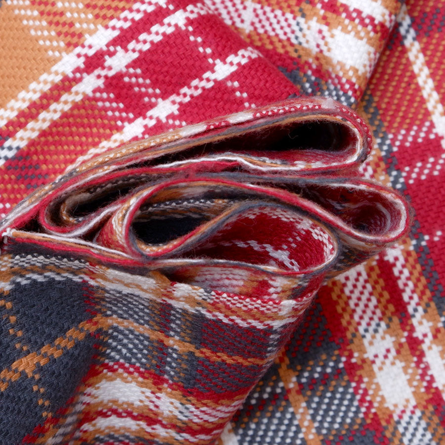 Heavy flannel fabric