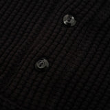 BIG WAFFLE Henley Neck T-shirt