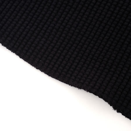 BIG WAFFLE Henley Neck T-shirt