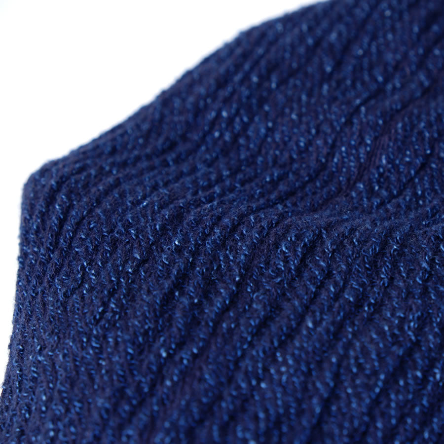 インディゴニット 2way ニットキャップ＆ネックウォーマー