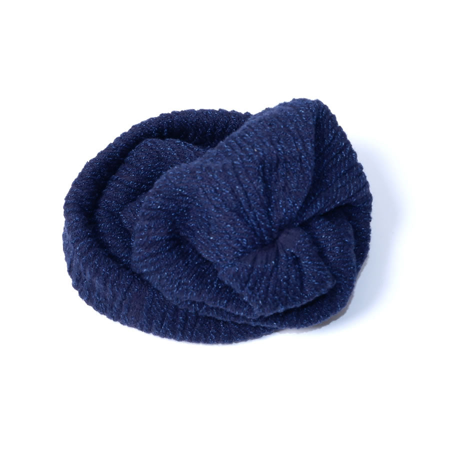 インディゴニット 2way ニットキャップ＆ネックウォーマー