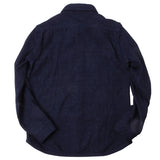 Indigo extra heavy flannel shirt