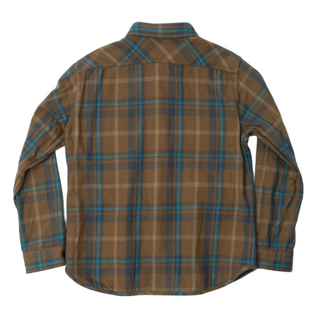 Extra Heavy Flannel Shirt Beige