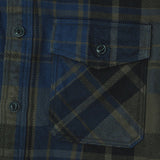 Extra Heavy Flannel Shirt Navy