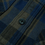 Extra Heavy Flannel Shirt Navy