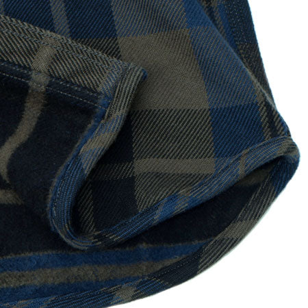 Extra Heavy Flannel Shirt Navy