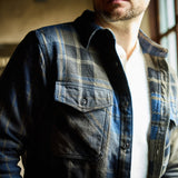 Extra Heavy Flannel Shirt Navy