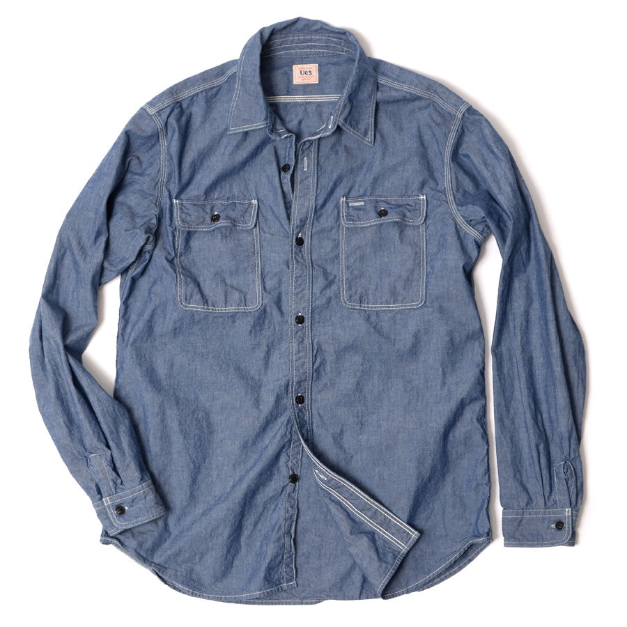 トリプルステッチワークシャツ