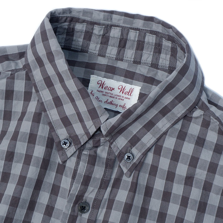 Gingham Check Button-down Shirt