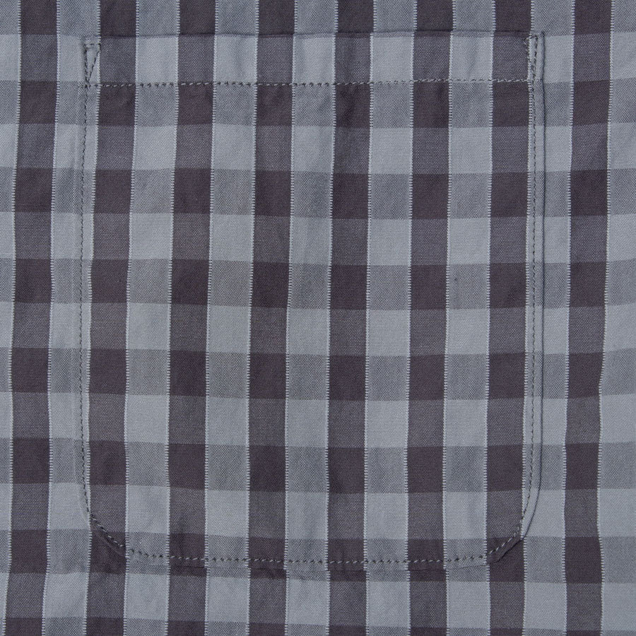 Gingham Check Button-down Shirt