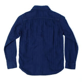 Herringbone Double Gauze Shirt Indigo