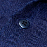 Herringbone Double Gauze short sleeve Shirt Indigo