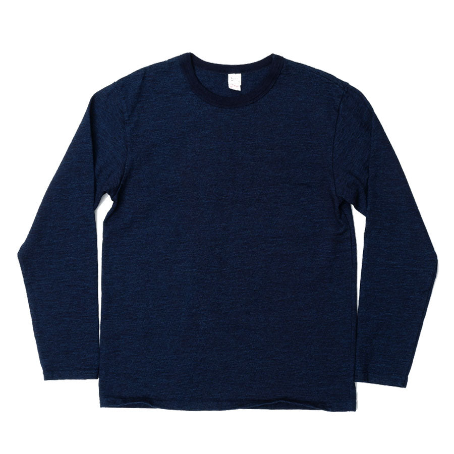 7番インディゴ長袖Tシャツ