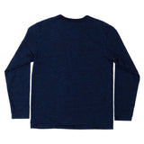 7番インディゴ長袖Tシャツ