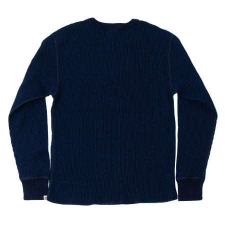 ビッグワッフルＴシャツ インディゴ