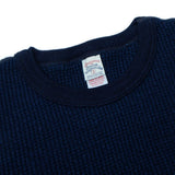 ビッグワッフルＴシャツ インディゴ
