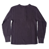 BIG WAFFLE Henley Neck T-shirt