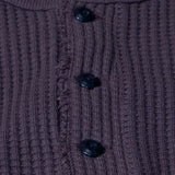 BIG WAFFLE Henley Neck T-shirt
