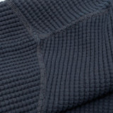 BIG WAFFLE Henley Neck T-shirt