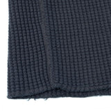 BIG WAFFLE Henley Neck T-shirt