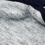 YARN-DYED Indigo Zip Hoodie