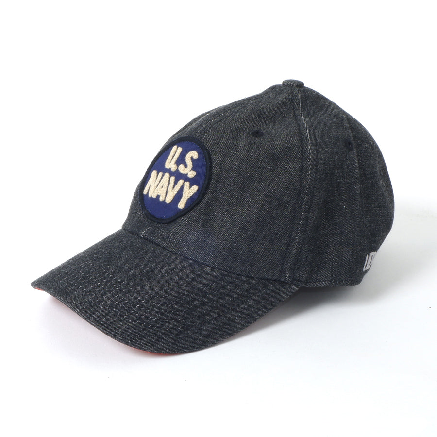 Black Denim Cap U.S.NAVY navy