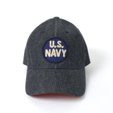 Black Denim Cap U.S.NAVY navy
