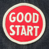デニムキャップ GOOD START レッド