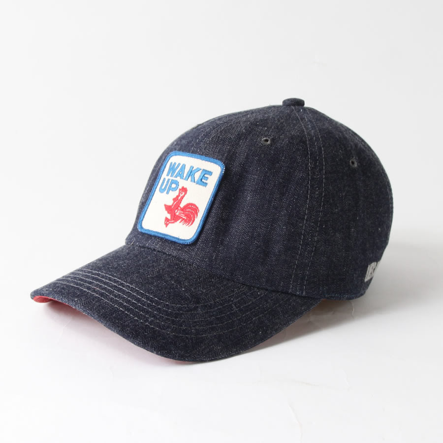 Denim Cap WAKE UP off white