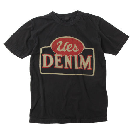 UES DENIM Tシャツ ブラック – UES OFFICIAL ONLINE SHOP
