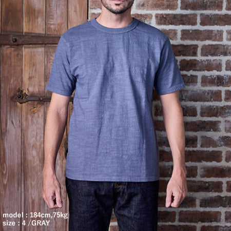 No. 8 Slub Nep Short-Sleeve T-Shirt | UES – UES OFFICIAL ONLINE SHOP