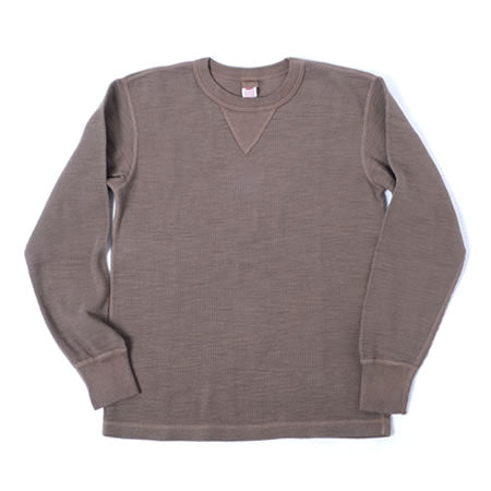 SINGLE RIB KNIT V-neck Long Sleeve T-shirt – UES OFFICIAL ONLINE SHOP