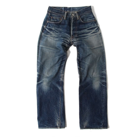 UES 400S デニムパンツ W36 UES ウエス 400S ジーンズ スリムストレートデニム 14.9oz茶綿