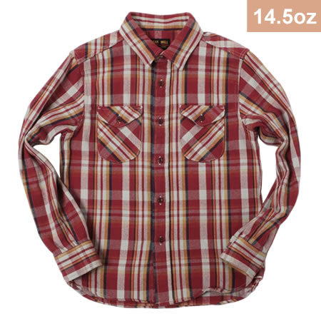 UES Heavy Flannel Shirt Red